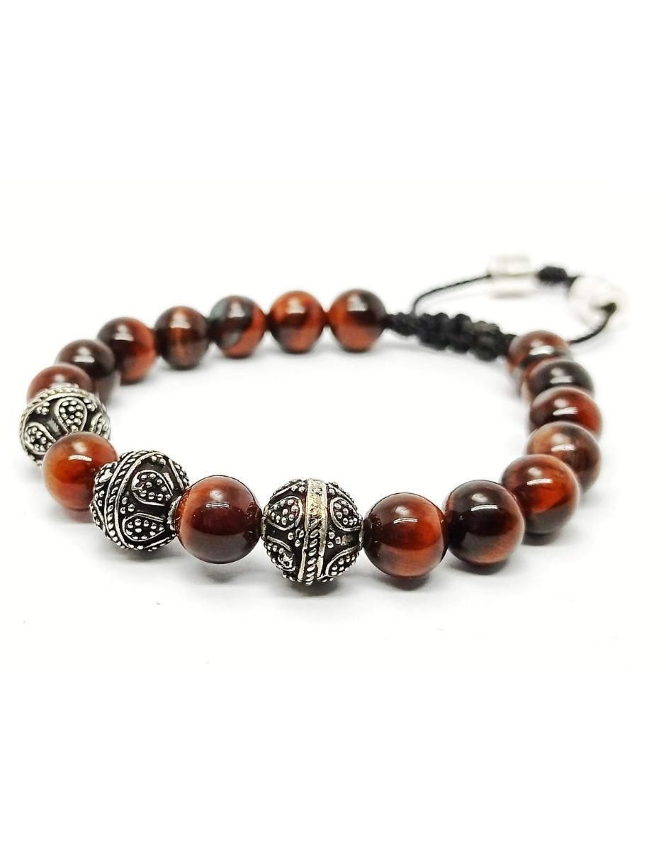 Pulsera de plata acabado brillante 3