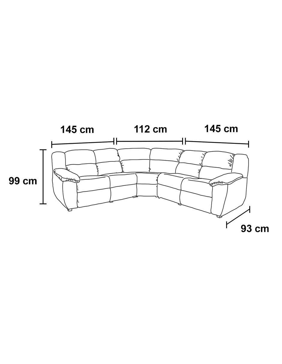 Sala modular Savona de velvet 2