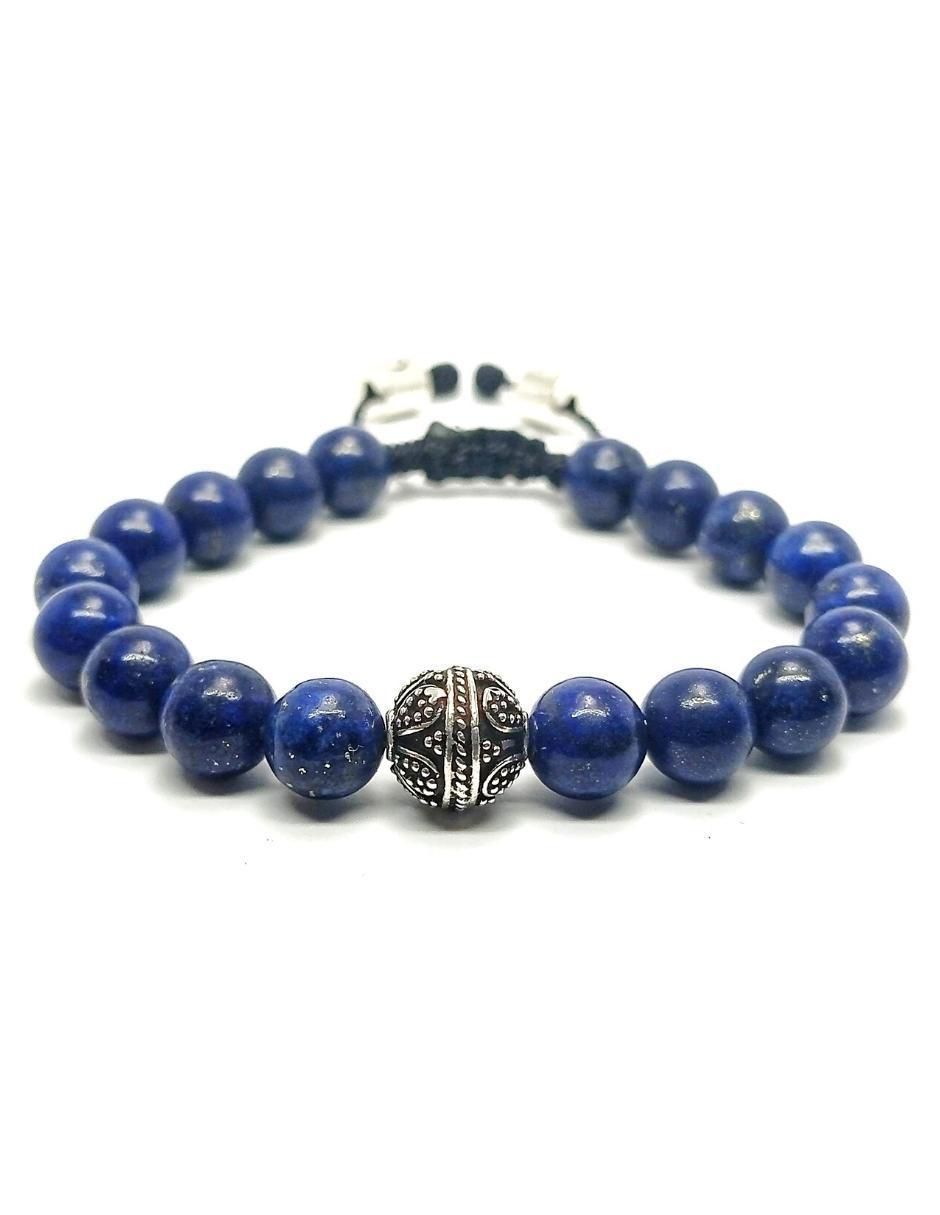 Pulsera de plata acabado lustre 1