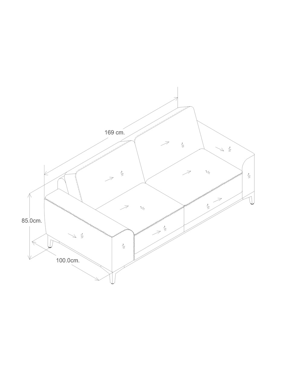 Love seat Alina 6