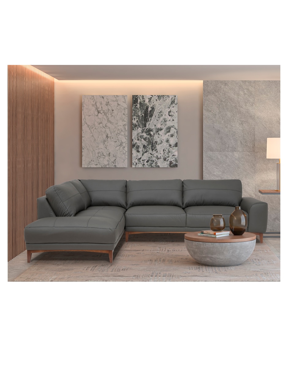 Sala modular Alina de piel 4