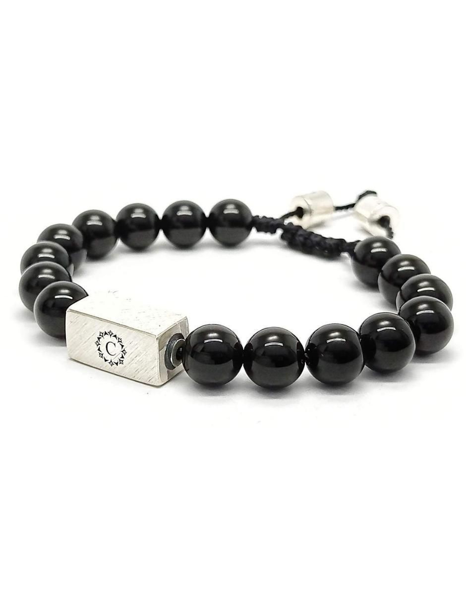 Pulsera de plata acabado brillante 3