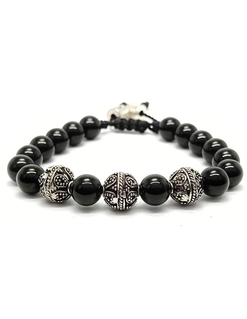 Pulsera de plata acabado brillante