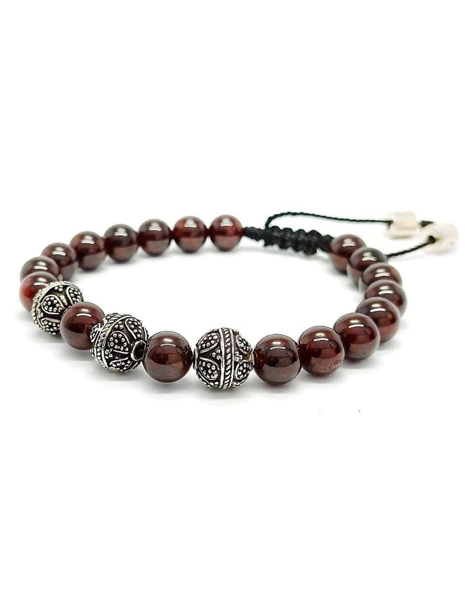 Pulsera de plata acabado brillante 3