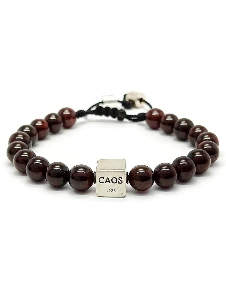 Pulsera de plata acabado plata 1