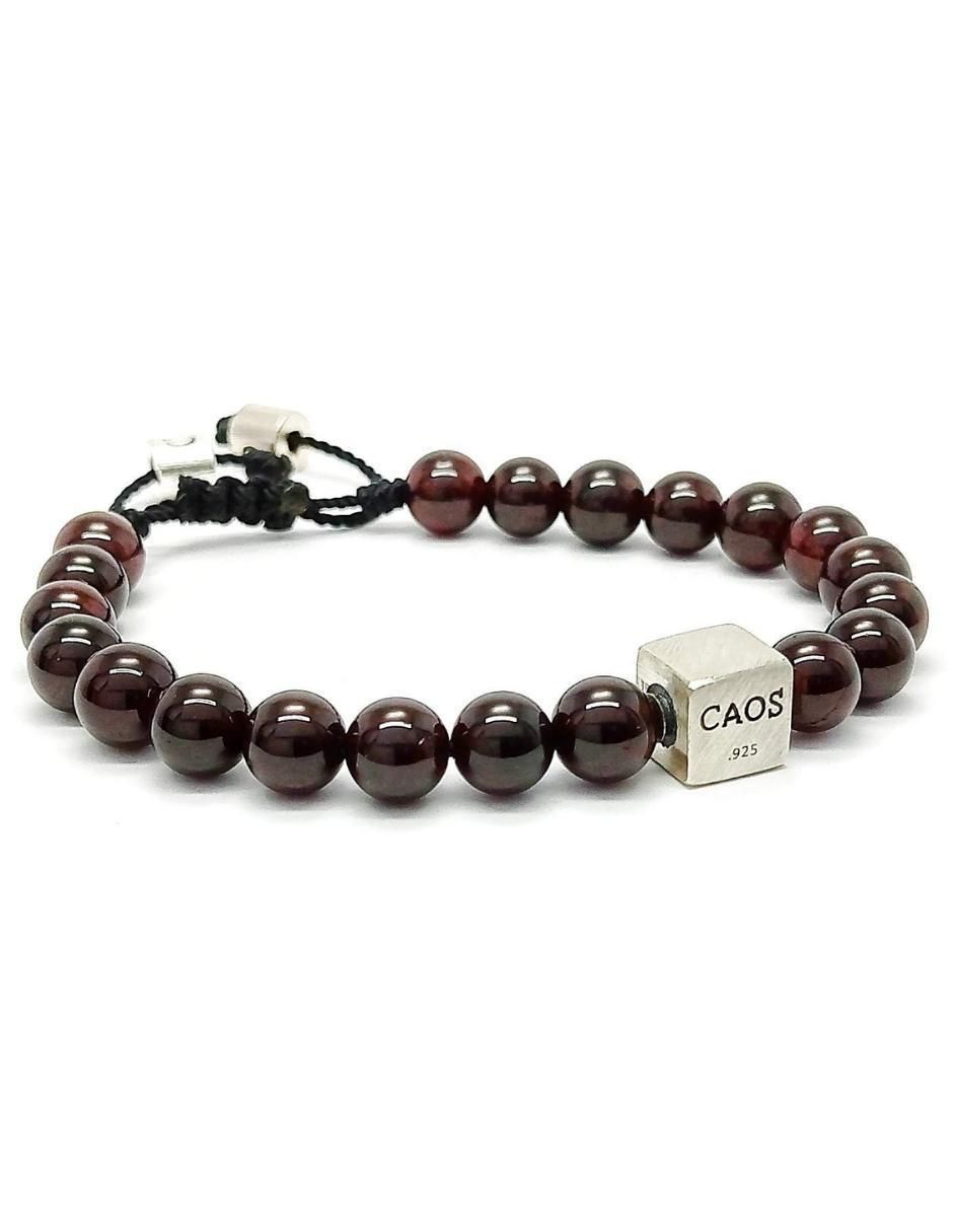 Pulsera de plata acabado plata 2
