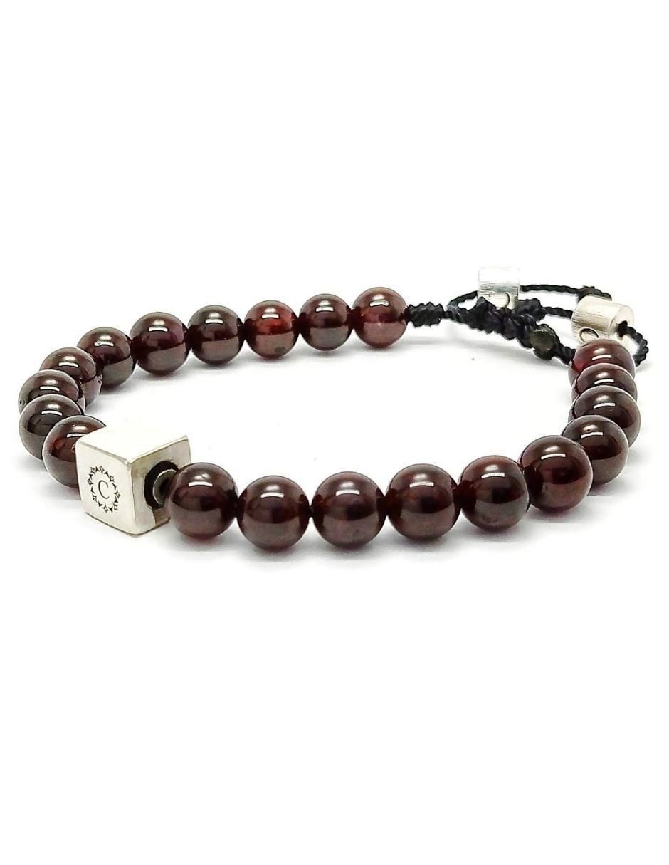 Pulsera de plata acabado plata 3
