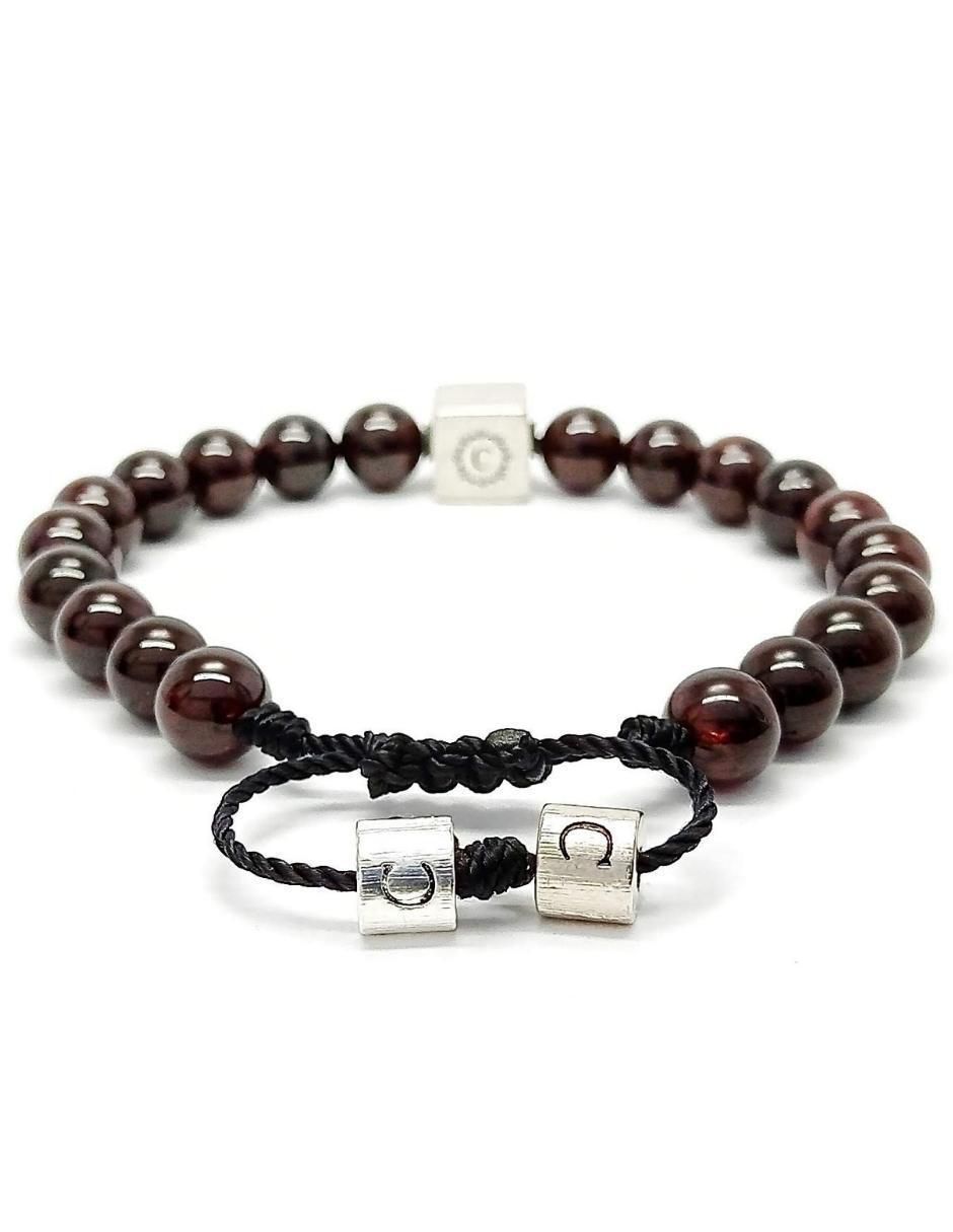 Pulsera de plata acabado plata 4
