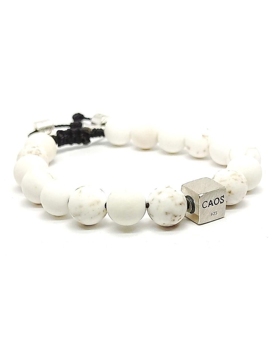 Pulsera de plata acabado metálico 2
