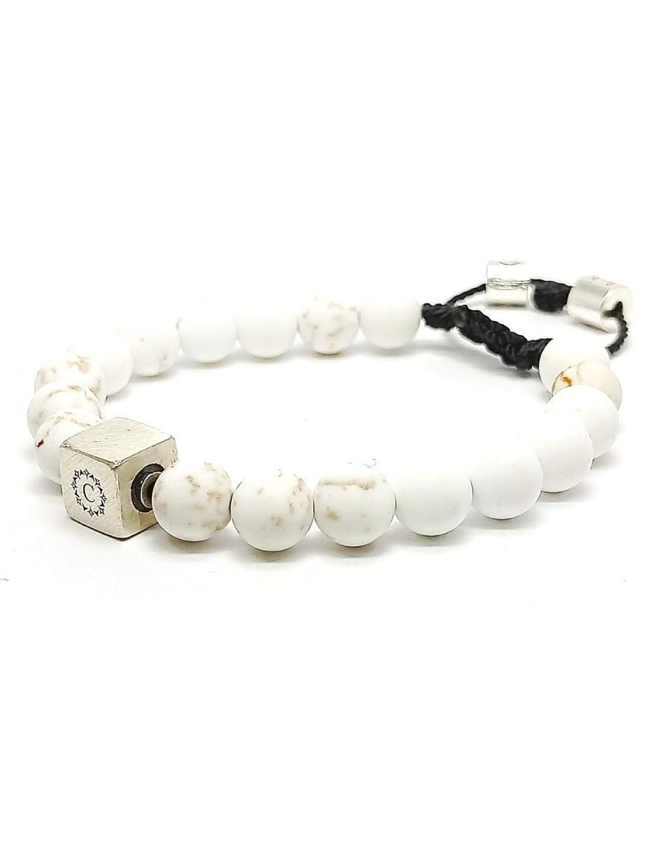 Pulsera de plata acabado metálico 3