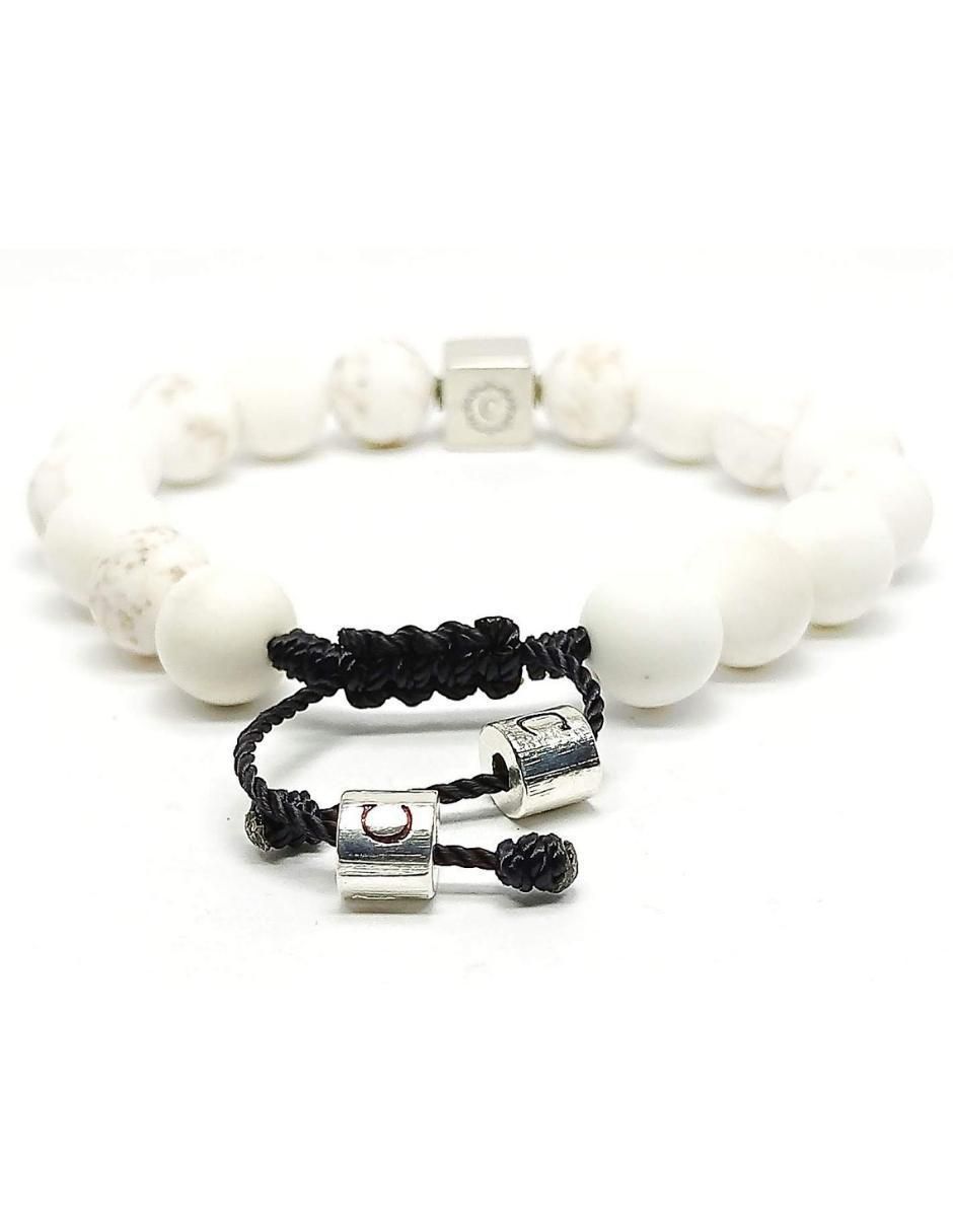 Pulsera de plata acabado metálico 4