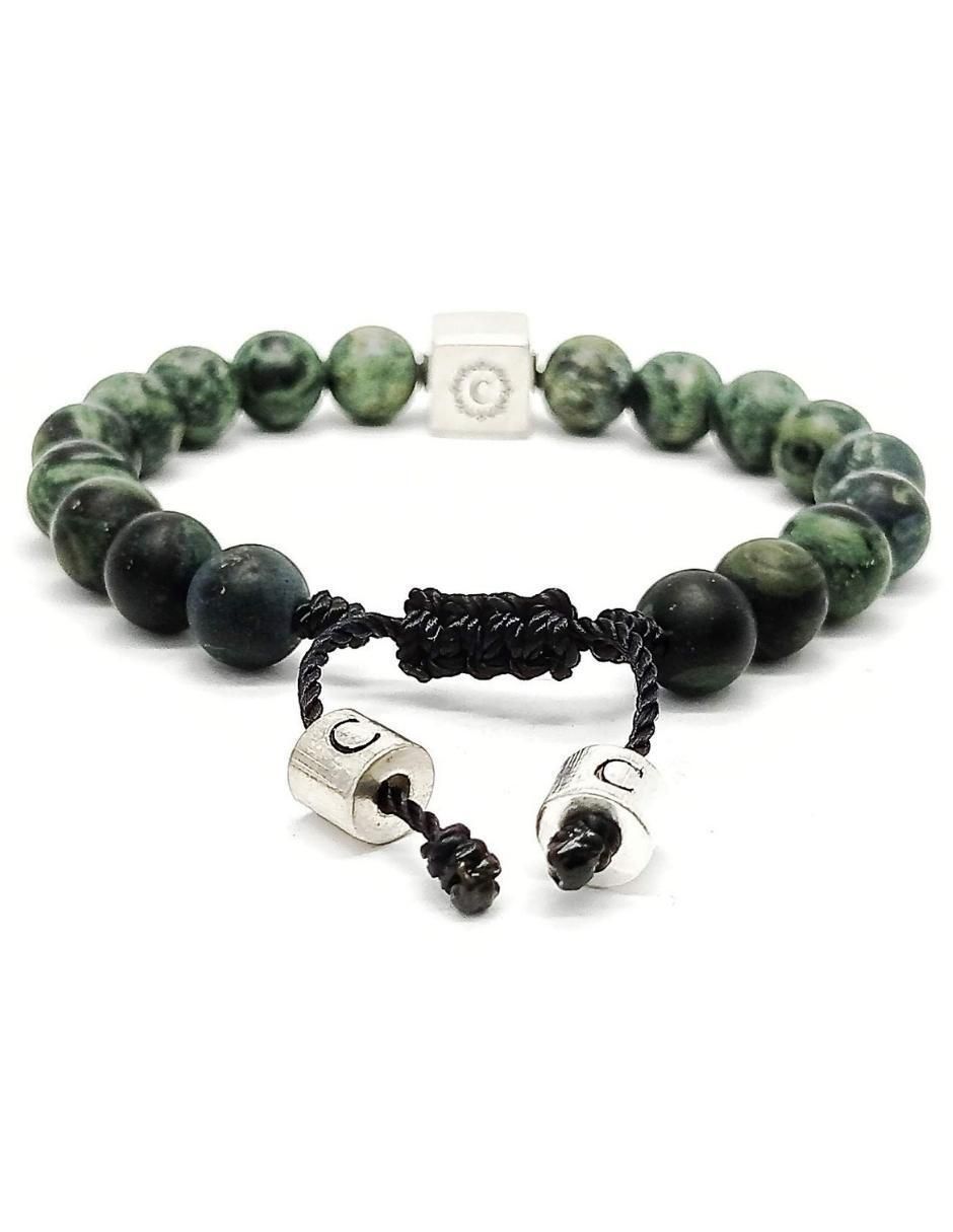 Pulsera de plata acabado metálico 4