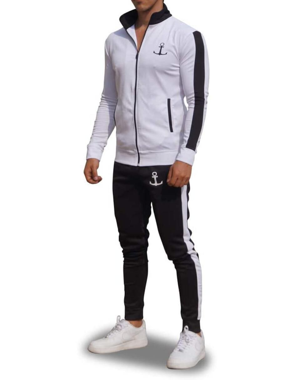 Conjunto deportivo regular con elástico para hombre 1