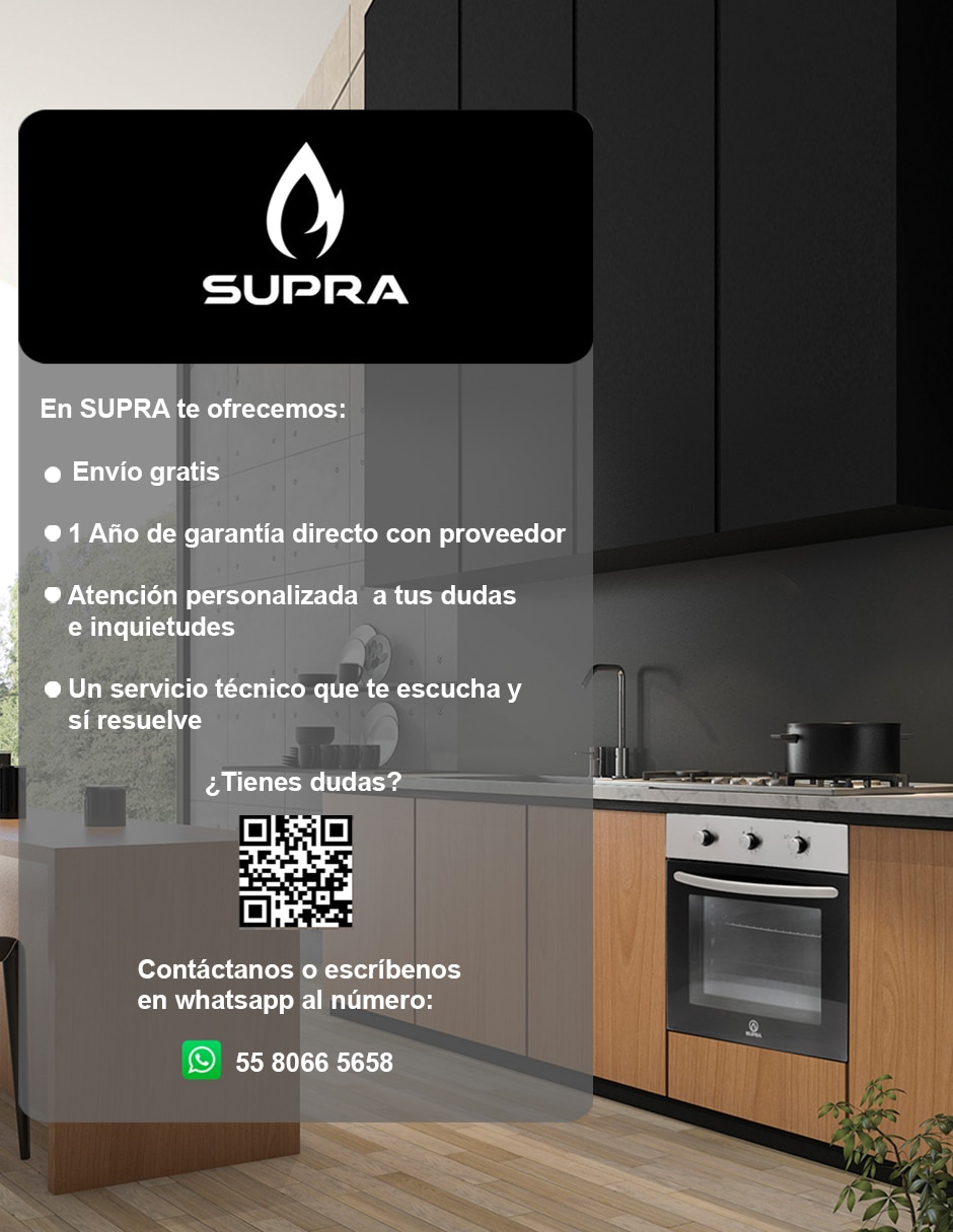Parrilla a inducción empotrable Supra 2