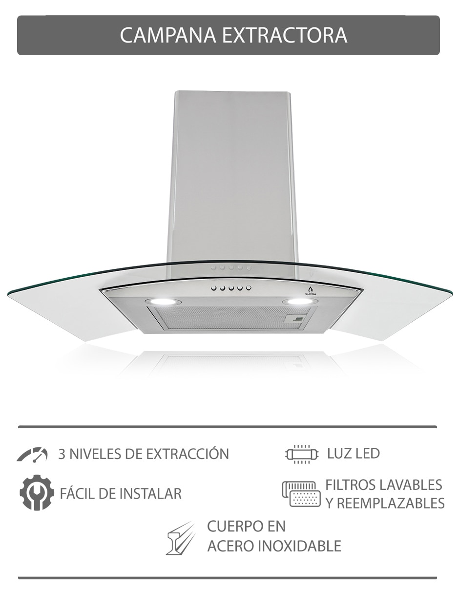 Campana de pared CC-76 de acero inoxidable