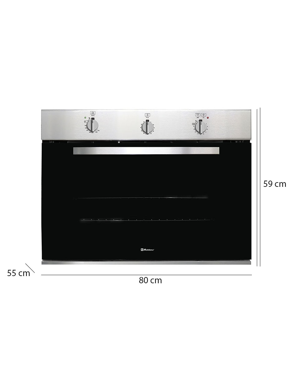 Horno a gas natural Hmkgl-80 capacidad 76 L 6