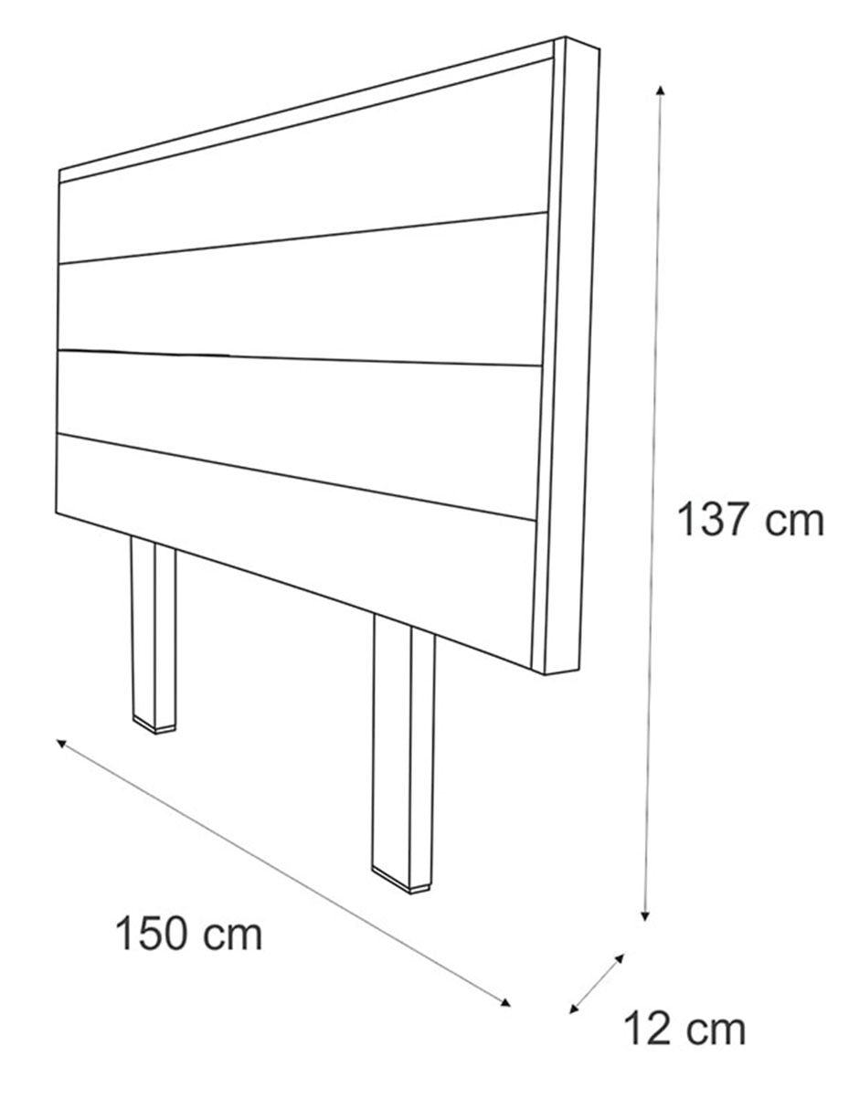 Cabecera armable de madera 3