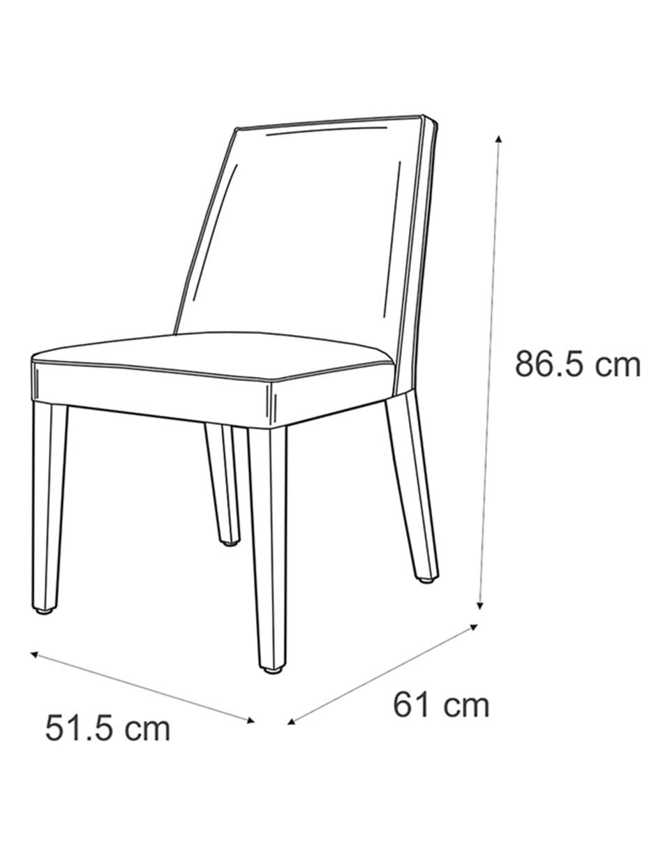 Silla Malibu de madera álamo 13