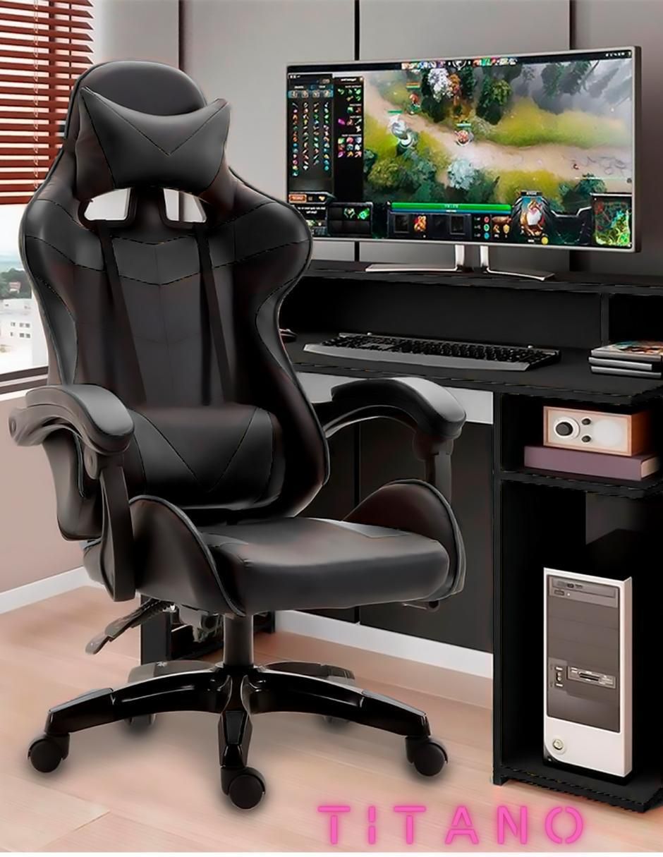 Silla gamer basic de mezcla de materiales 2
