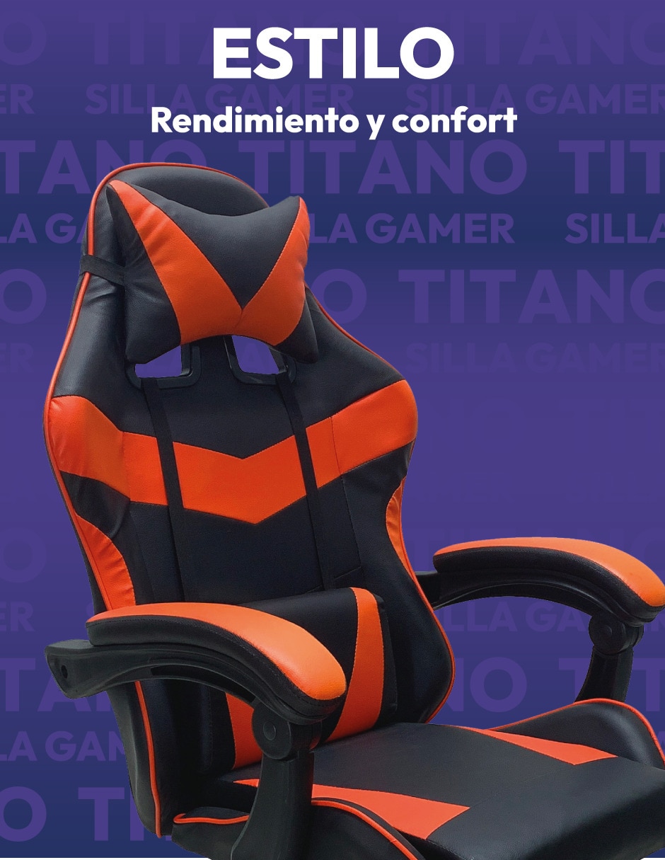Silla gamer Basic de plástico 2