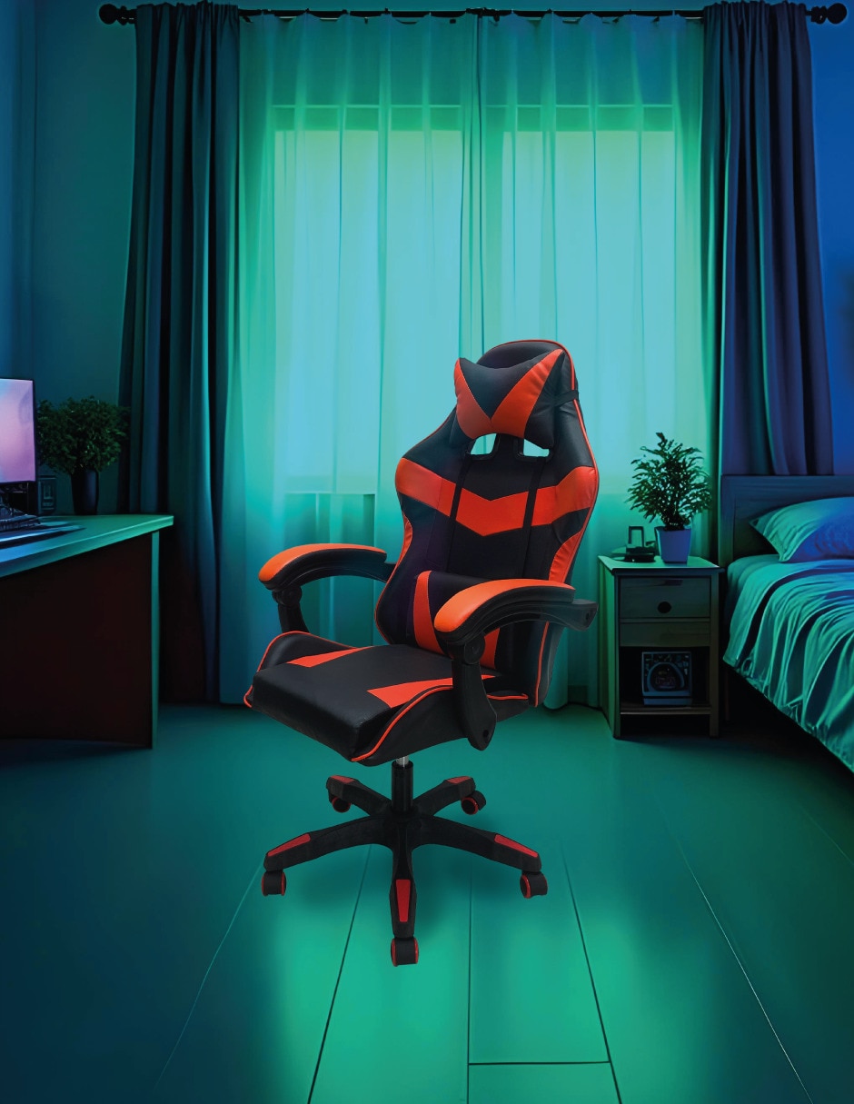Silla gamer Basic de plástico 4