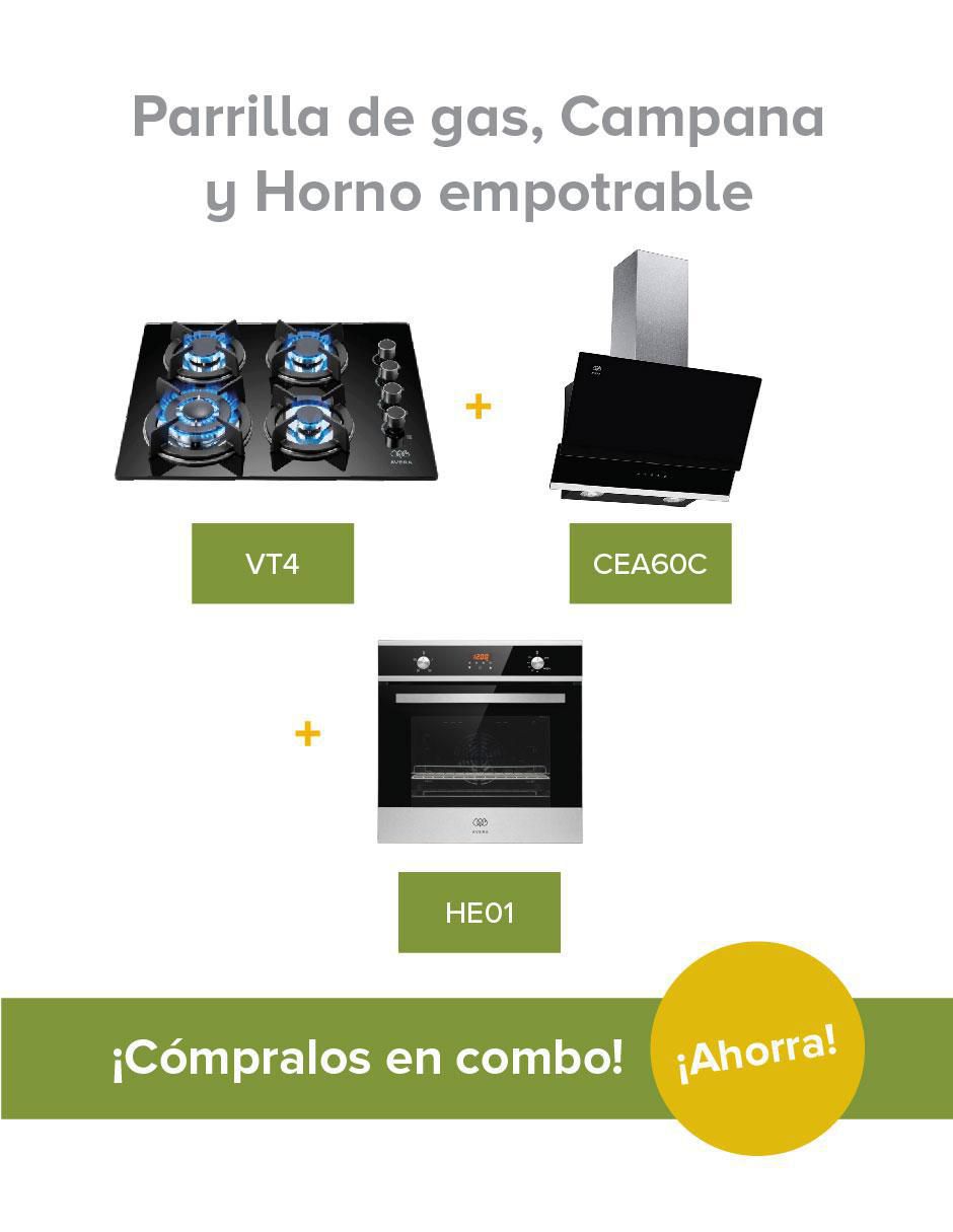 Parrilla a gas lp empotrable 5