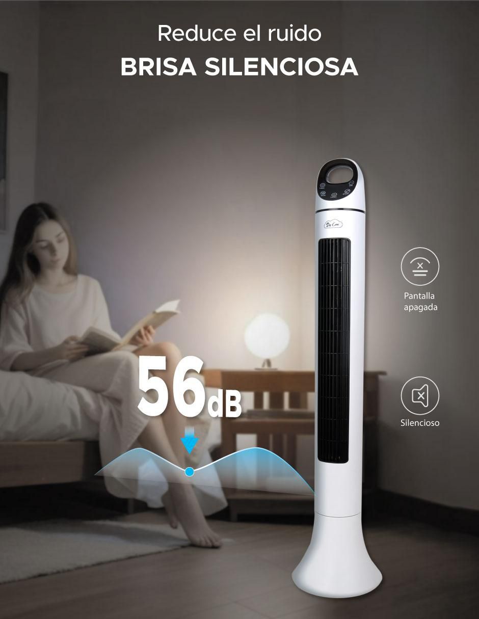VENTILADOR DE PISO ABANICO TOR, BLANCO 3