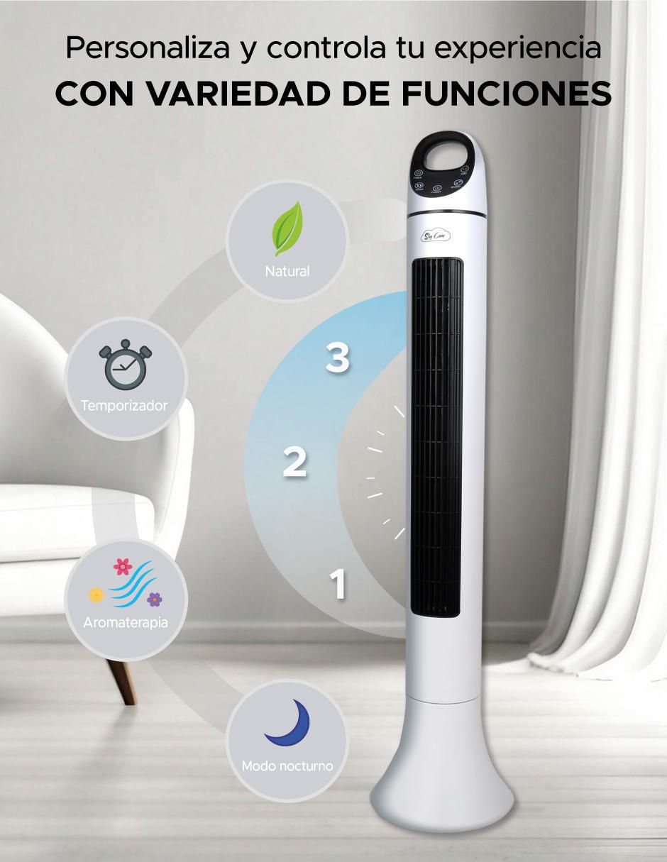 VENTILADOR DE PISO ABANICO TOR, BLANCO 4