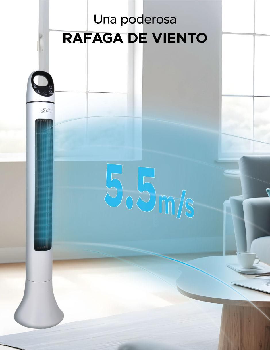 VENTILADOR DE PISO ABANICO TOR, BLANCO 6