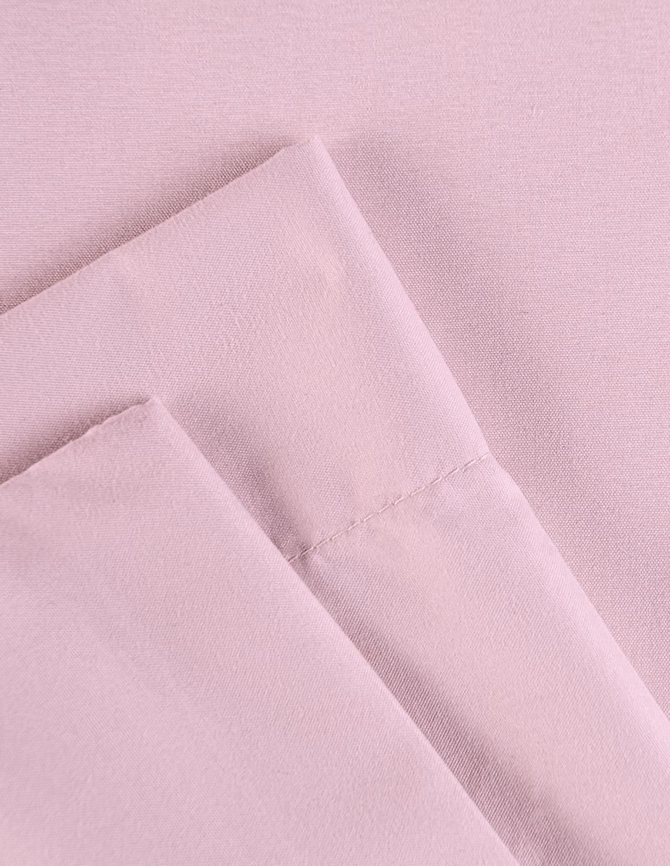 Juego de sábanas de microfibra Sumie Rosa 3
