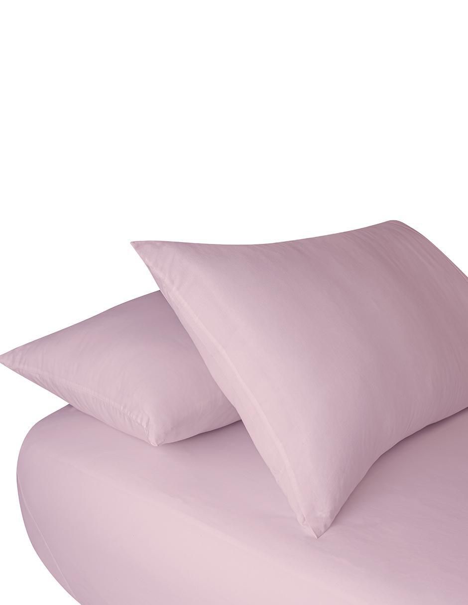 Juego de sábanas de microfibra Sumie Rosa 4