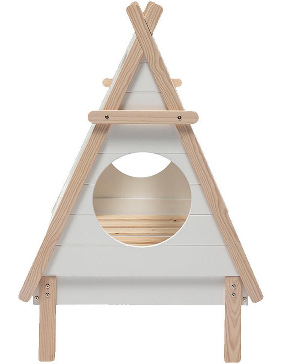 Cama Totem de madera pino individual 3