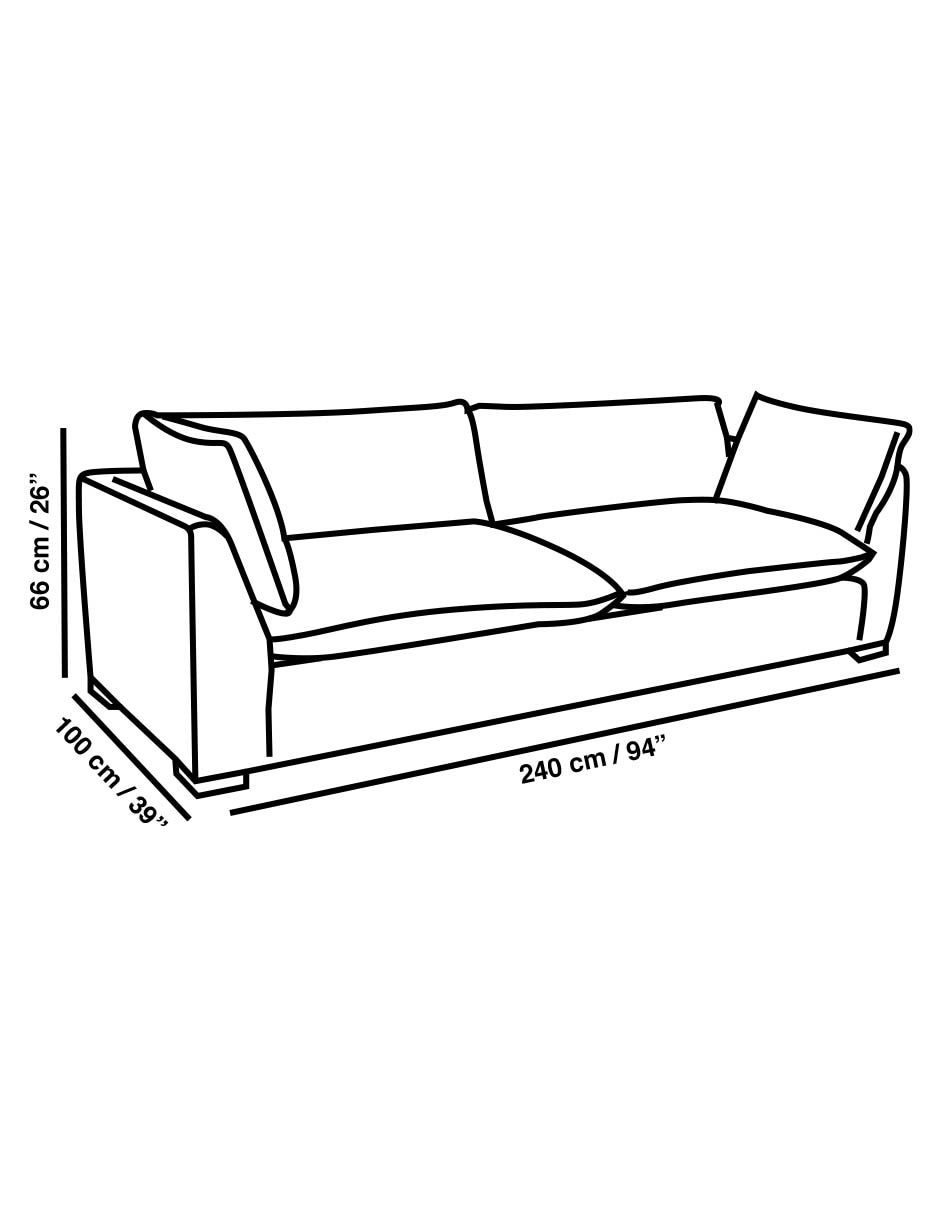 Love seat Miller de Tela 8