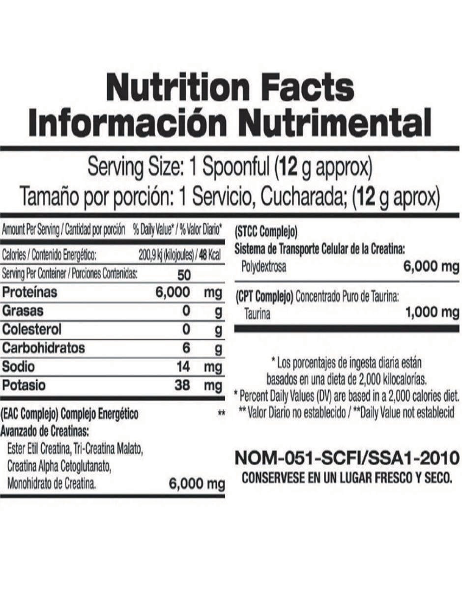 Creatina Food & Nutrition Technologies de 600 g