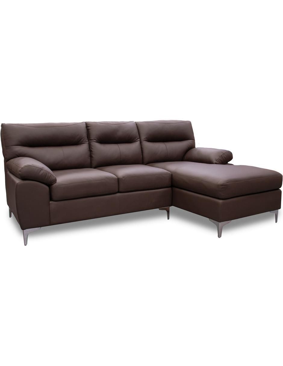 Sala modular derecha Isabela de piel 5