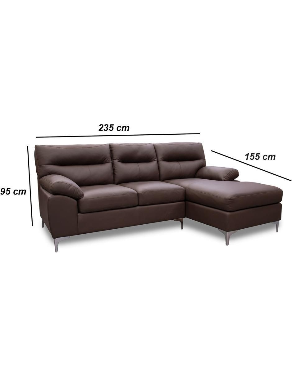 Sala modular derecha Isabela de piel 7