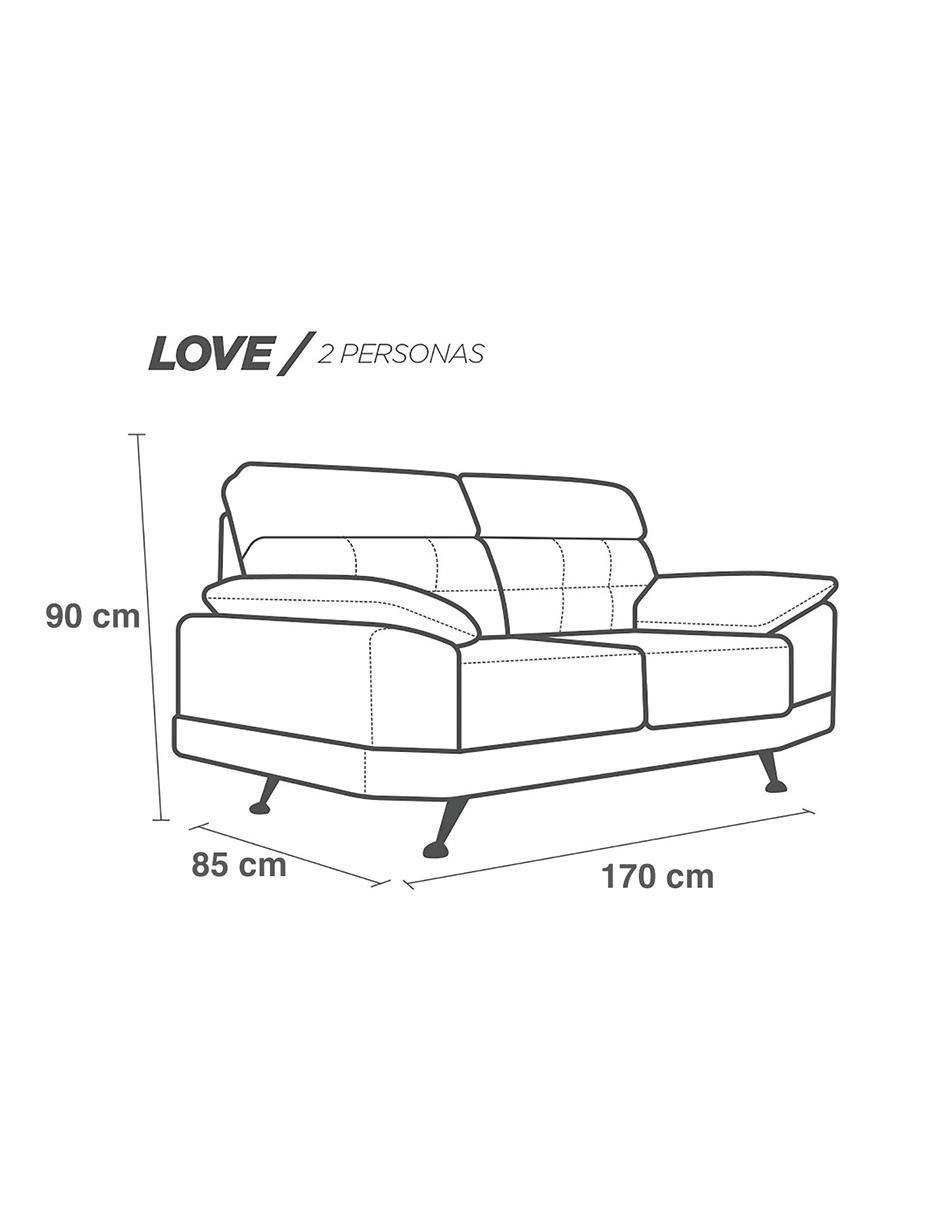 Love seat Dublin de piel 7