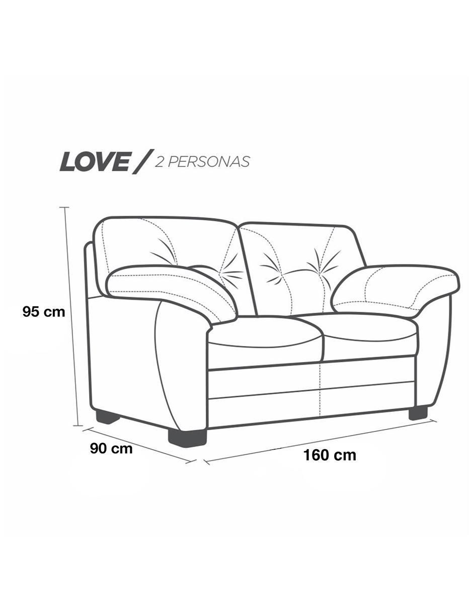 Love seat Derby de piel 6