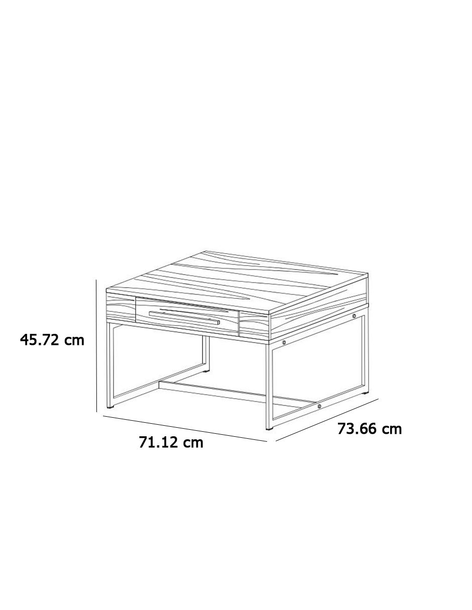 Mesa de centro armable 10
