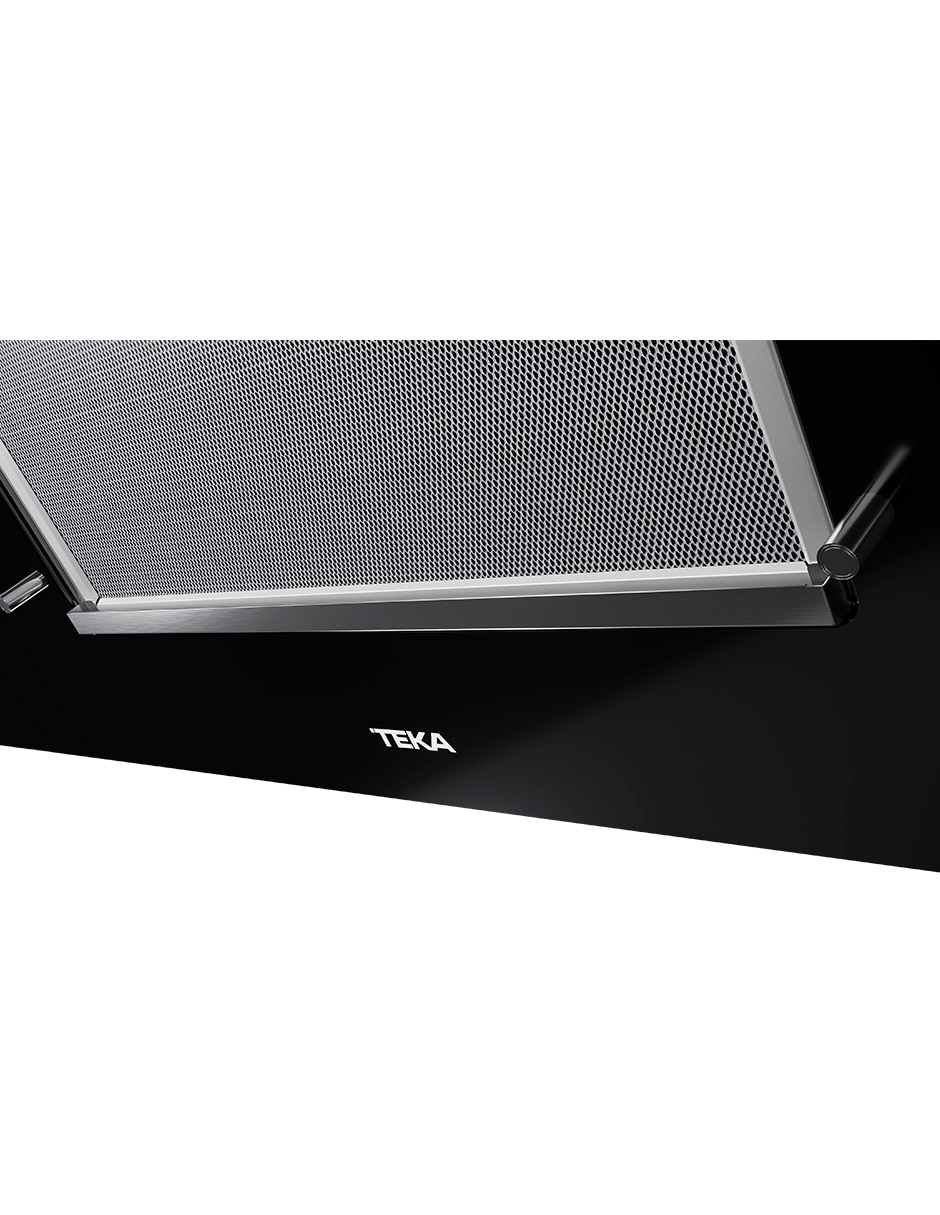 Campana de pared DVT 98660 TBS BK de vidrio 6
