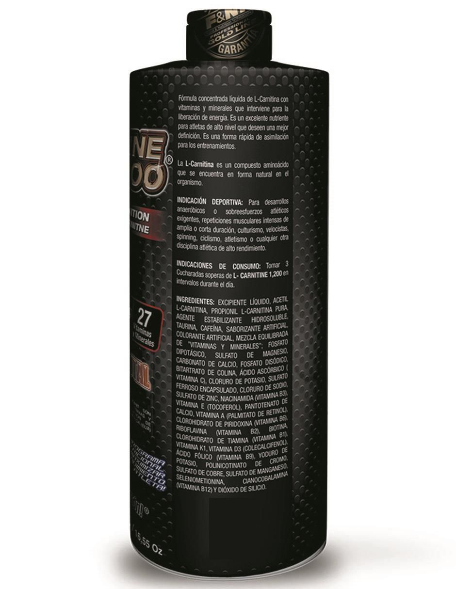 Suplemento alimenticio Food & Nutrition Technologies de 500 ml