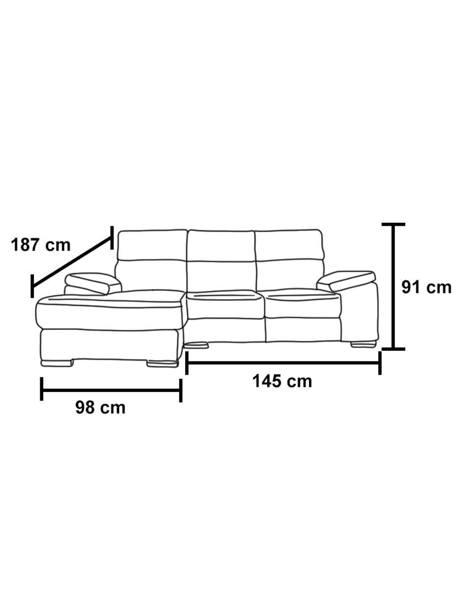 Chaise lounge salamanca de lino 5