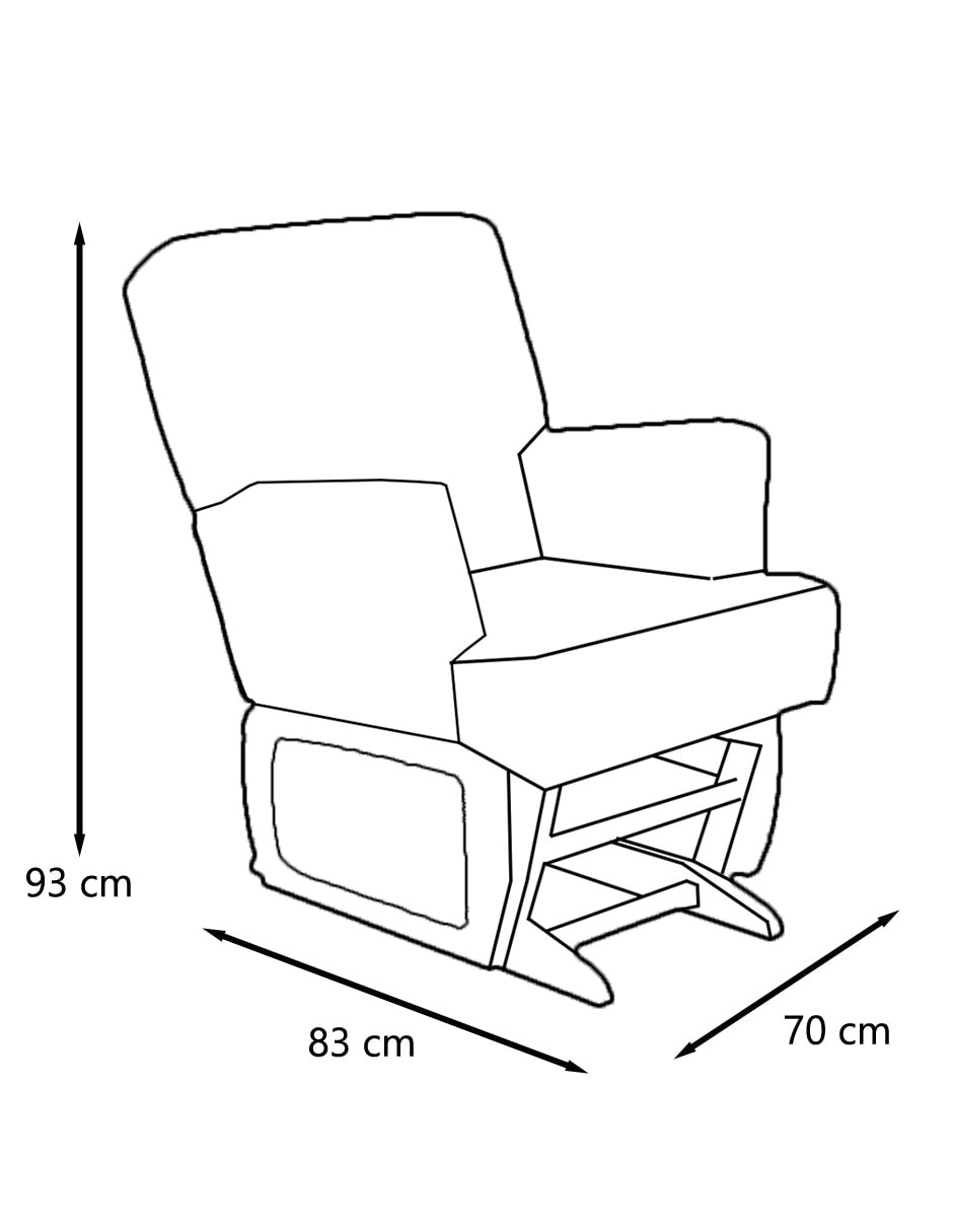 Mecedora Boston de madera 6