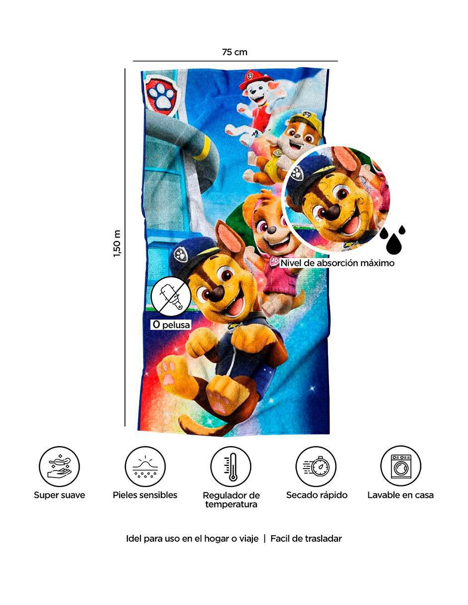 Toalla Paw Patrol de poliéster 6