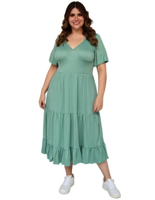 Vestido midi casual para mujer
