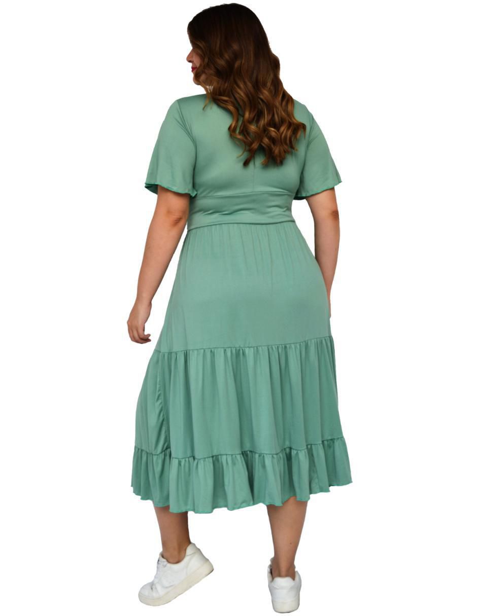 Vestido midi casual para mujer