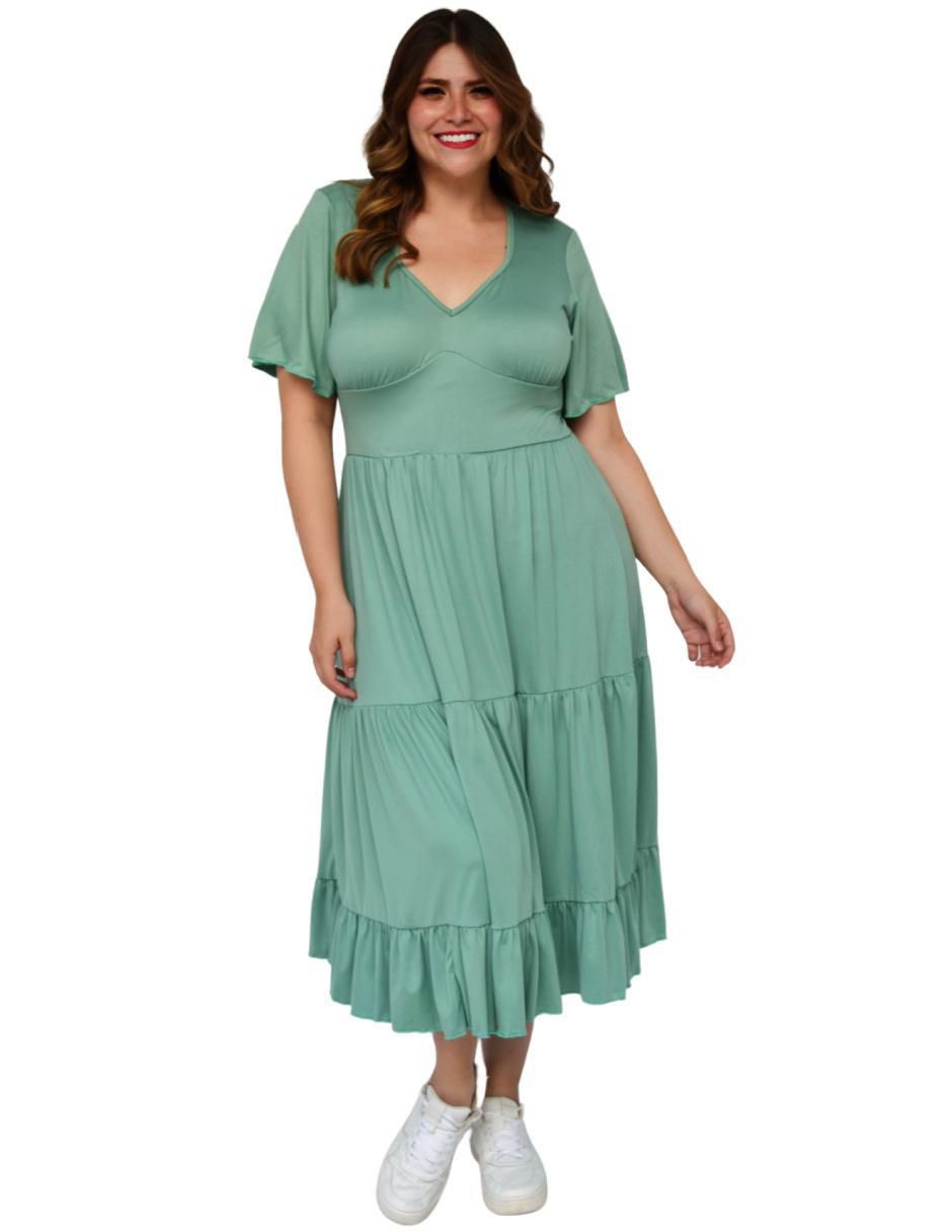 Vestido midi casual para mujer