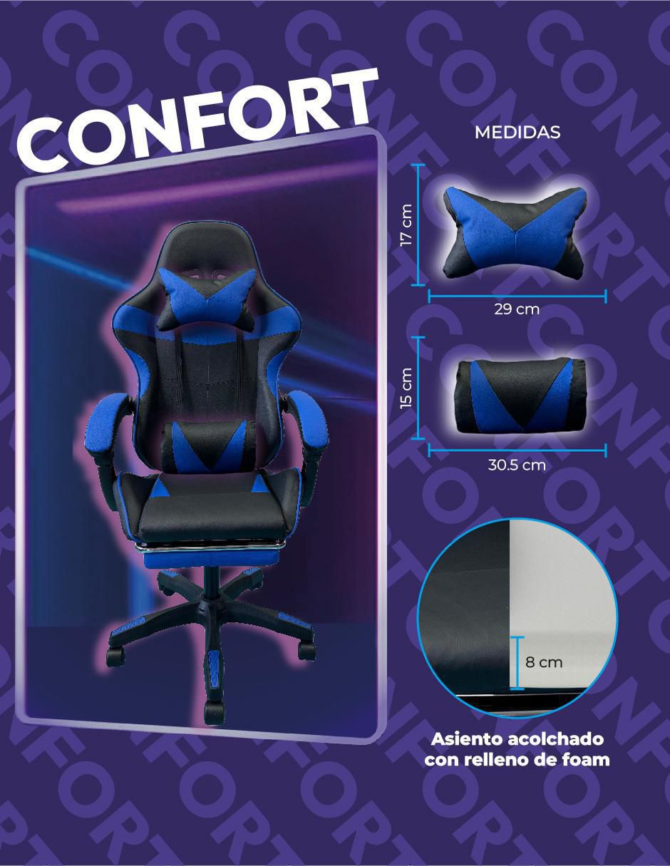 Silla gamer Delux 8