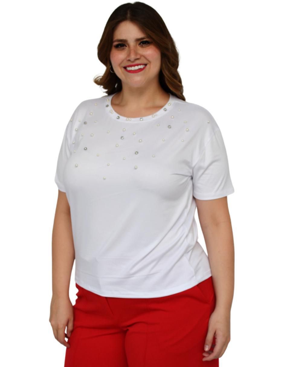 Blusa manga corta para mujer 6