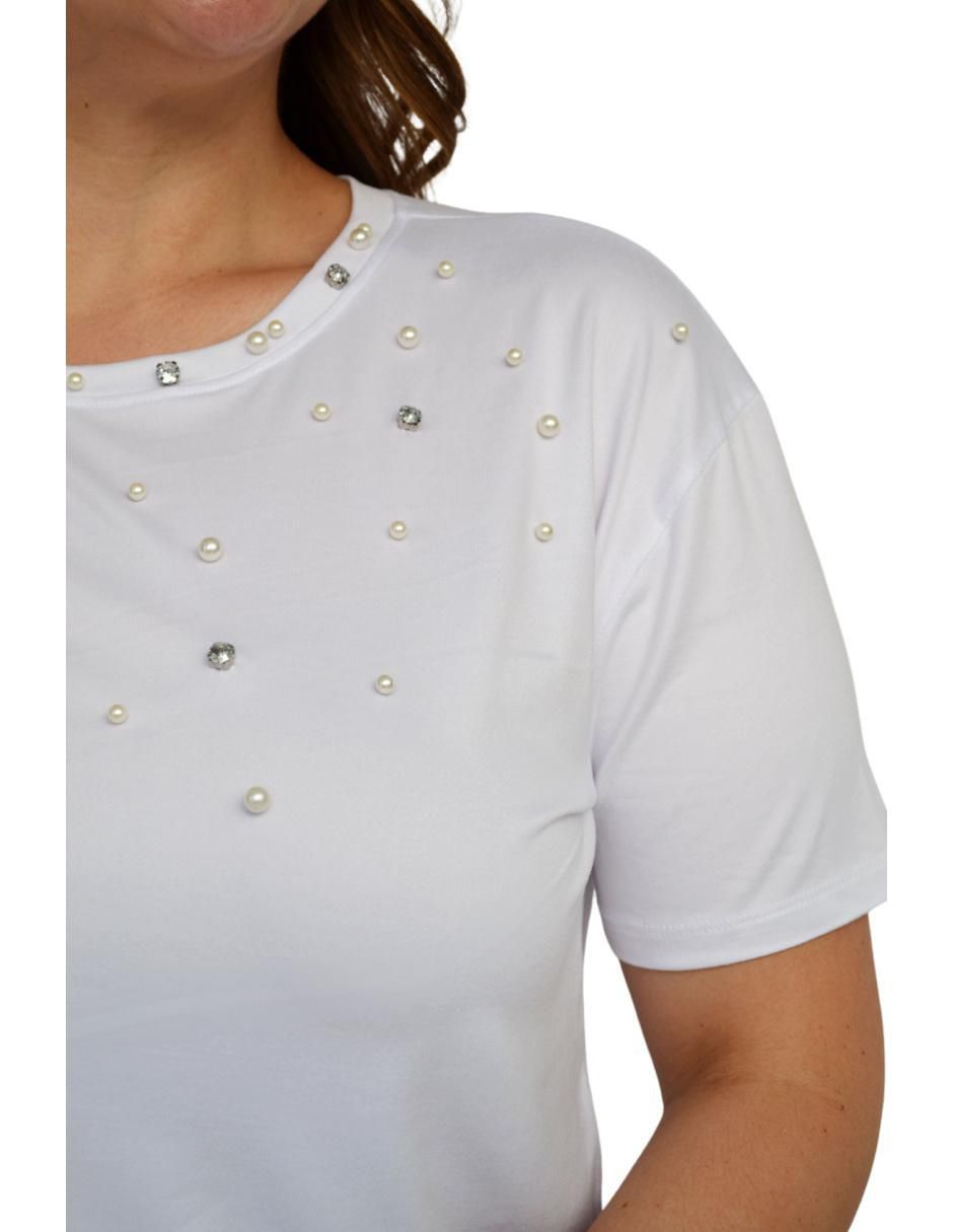 Blusa manga corta para mujer 8